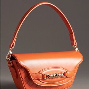 Anthropologie Delilah crossbody bag NWT orange